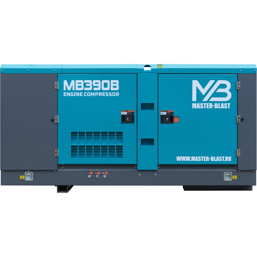 Винтовой компрессор Master Blast MB390B-15 (дизельный) фото 2